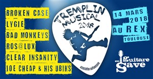 Affiche de Tremplin musical Guitar'n'Save | 3ème édition