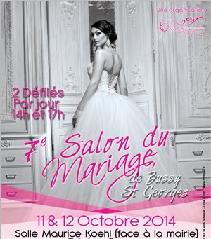 Affiche de 7e Salon du Mariage de Bussy Saint Georges