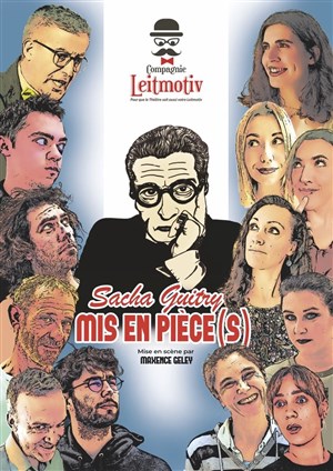 Affiche de Sacha Guitry mis en pièce(s)