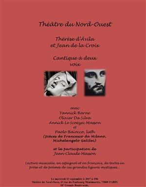 Affiche de Thérèse d'Ávila et Jean de la Croix, Cantique à deux voix