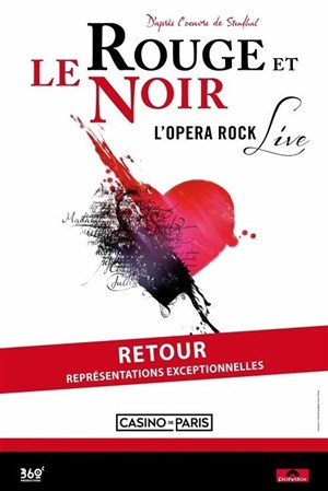 Affiche de Le rouge et le noir | L'opéra rock
