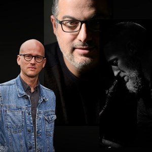 Affiche de Yonathan Avishai trio avec Pierre Perchaud et Christophe Panzani