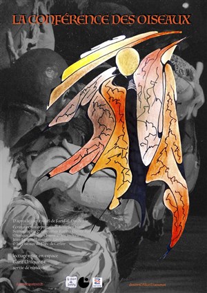 Affiche de La Conférence des oiseaux d'après le conte d'Attar adapté et interprété par Armelle Chitrit