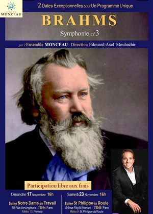 Affiche de Brahms : Symphonie n°3