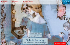 Affiche de Ophélie Backstage ou le suicide d'une dramaturgie