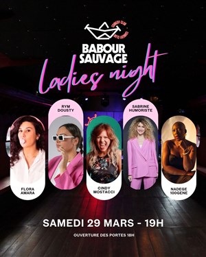 Affiche de Babour Comedy Club : Ladies night
