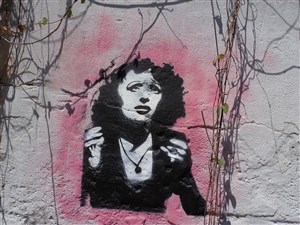 Affiche de Chez la petite dame en noir | Cabaret Piaf