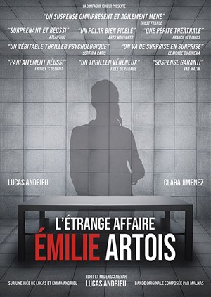 Affiche de L'étrange affaire Émilie Artois