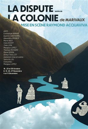 Affiche de La dispute suivie de La colonie