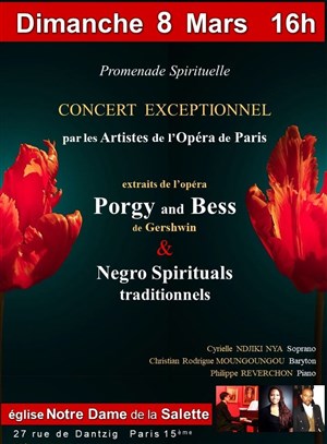 Affiche de Concert exceptionnel : Les artistes de l'opéra de Paris