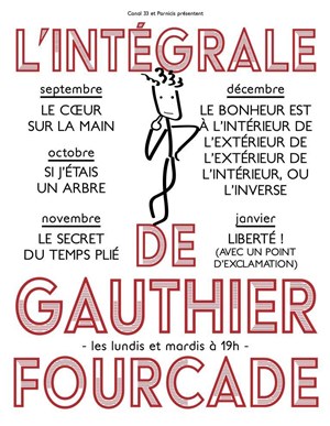 Affiche de Gauthier Fourcade Dans Le secret du temps plié