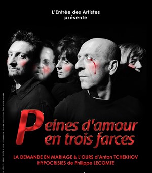 Affiche de Peines d'amour en trois farces