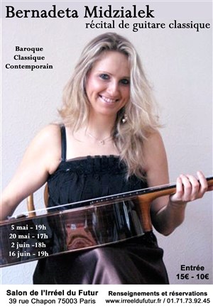 Affiche de Bernadeta Midzialek: Guitare Classique