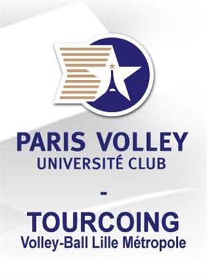 Affiche de Volleyball : Paris volley - Tourcoing | ligue A masculine
