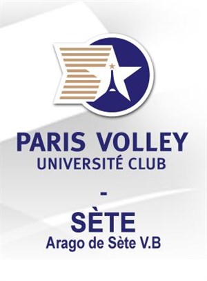 Affiche de Volleyball : Paris Volley - Sète - Ligue A masculine