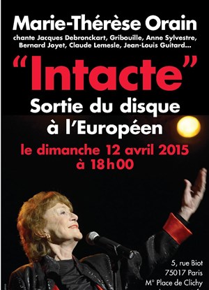 Affiche de Marie-Thérèse Orain | Intacte