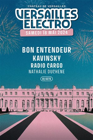 Affiche de Versailles électro 2024