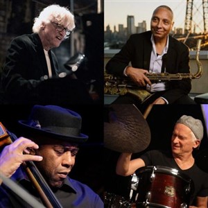 Affiche de Ralph Moore & David Kikoski Quartet with Essiet Essiet & Joris Dudli