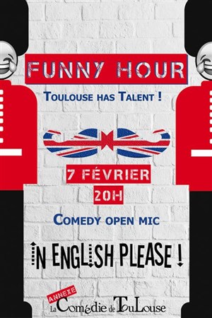 Affiche de Funny hour : comedy open mic in English !
