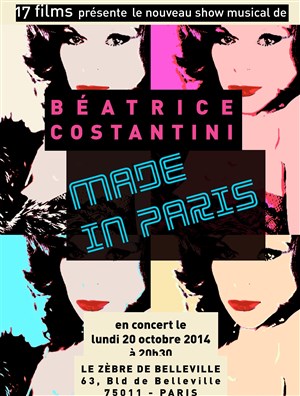 Affiche de Béatrice Costantini | Made in Paris