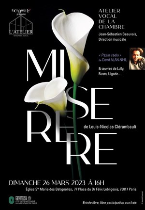 Affiche de Miserere & Pax in Caelo