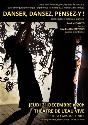 Affiche de Danser, Dansez, Pensez-y