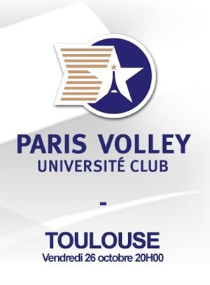 Affiche de Volleyball : Paris volley - Toulouse | Ligue A masculine