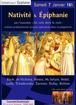 Affiche de Concert pour la Nativité & l'Épiphanie