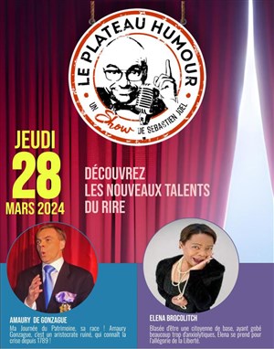 Affiche de Le Plateau Humour de Sébastien Joel