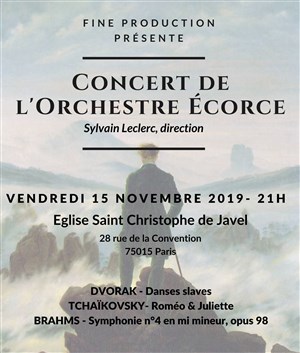 Affiche de Concert d'automne