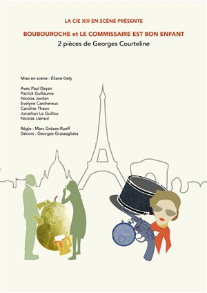 Affiche de Boubouroche et Le commissaire est bon enfant