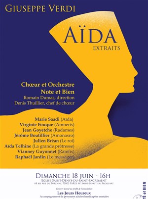 Affiche de Concert Note et Bien