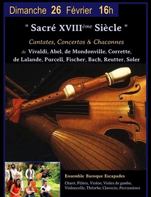 Affiche de Sacré 18ème Siècle Baroque