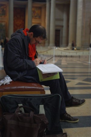 Affiche de Cours itinérant de dessin en perspective et de représentation de l'espace au Panthéon