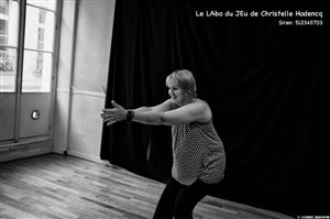 Affiche de Stage Théâtre au labo du jeu de Christelle Hodencq