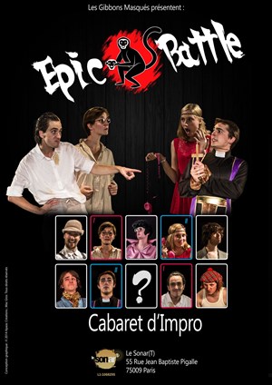 Affiche de Epic Battle: Cabaret d'Impro