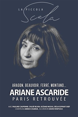 Affiche de Paris retrouvée avec Ariane Ascaride
