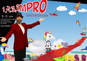 Affiche de 1,2,3 Impro Ados 10-13 ans