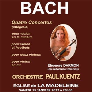 Affiche de Bach : quatre Concertos