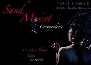 Affiche de Sand, Musset Correspondance