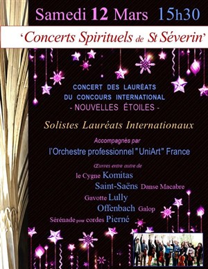 Affiche de Concert des lauréats du concours international : nouvelles étoiles