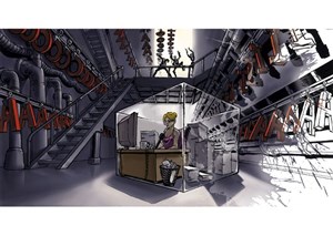Affiche de Séraphine, une fleur à l'usine