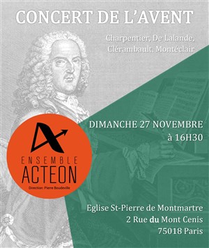 Affiche de C'est déjà bientôt Noël ! | Concert de l'avent avec l'ensemble Actéon