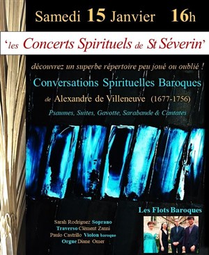 Affiche de Conversations Spirituelles Baroques