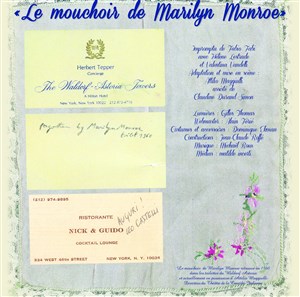 Affiche de Le mouchoir de Marilyn Monroe