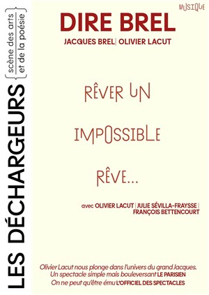Affiche de Dire Brel