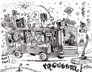Affiche de Transport pas commun : le seul spectacle où vous pouvez regarder ailleurs