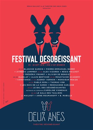 Affiche de Pablo Mira, Thomas VDB, Les Rois de la Suède, Redouanne Harjane | Festival Désobeissant