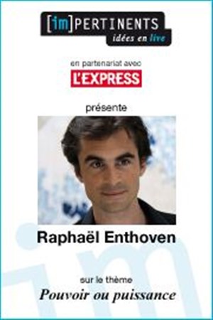 Affiche de Conférence de Raphaël Enthoven :