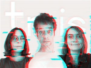 Affiche de Trois, improvisation théâtrale